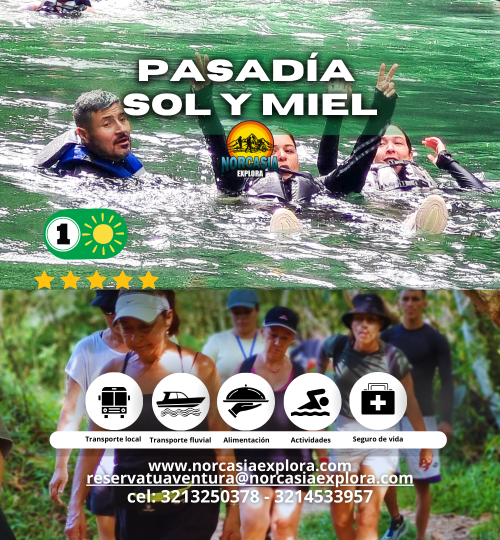 Norcasia Explora pasadía sol y miel