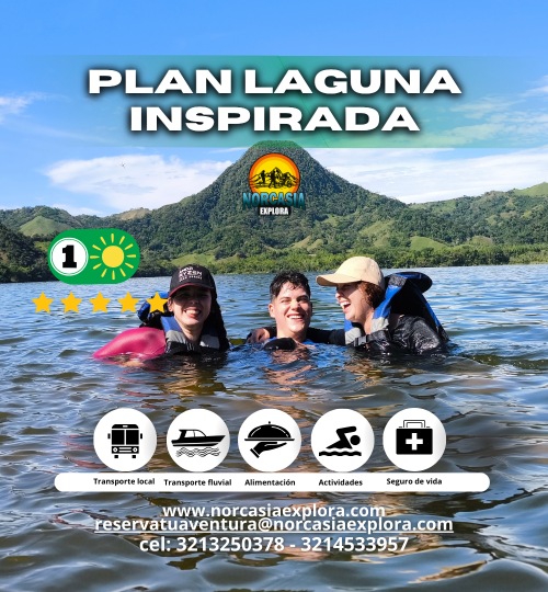 Plan pasadía Laguna Inspirada Norcasia, Caldas